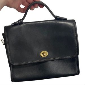 Vintage Coach Leather Court